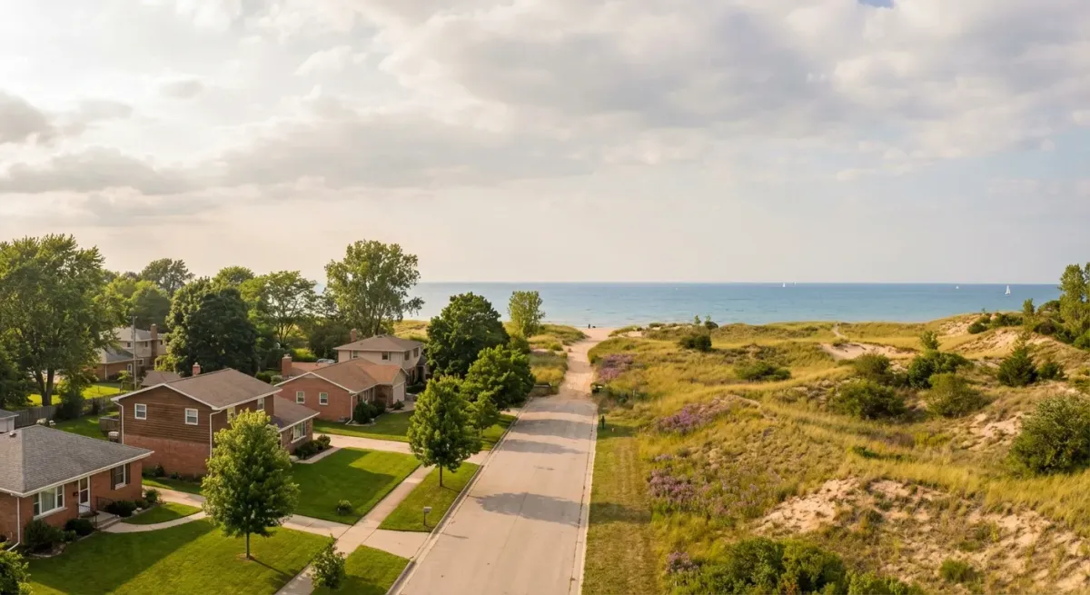 Beach Park, Illinois neighborhood near Lake Michigan